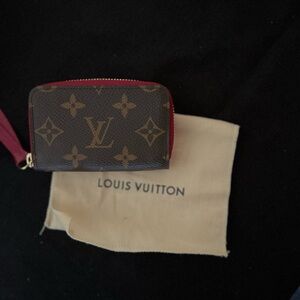 Louis Vuitton fuchsia Zippy Multicartes Wallet